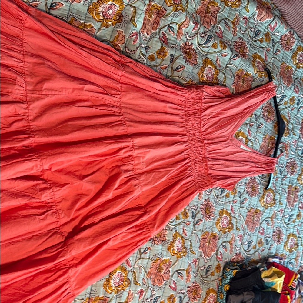 Anthropologie Maeve Coral Jacket